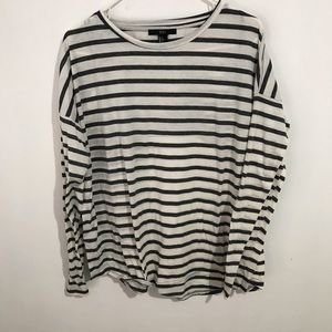Forever 21 stripe long sleeve top
